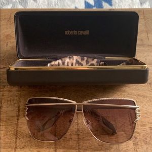 ROBERTO CAVALLI MORANE Gold with Brown
